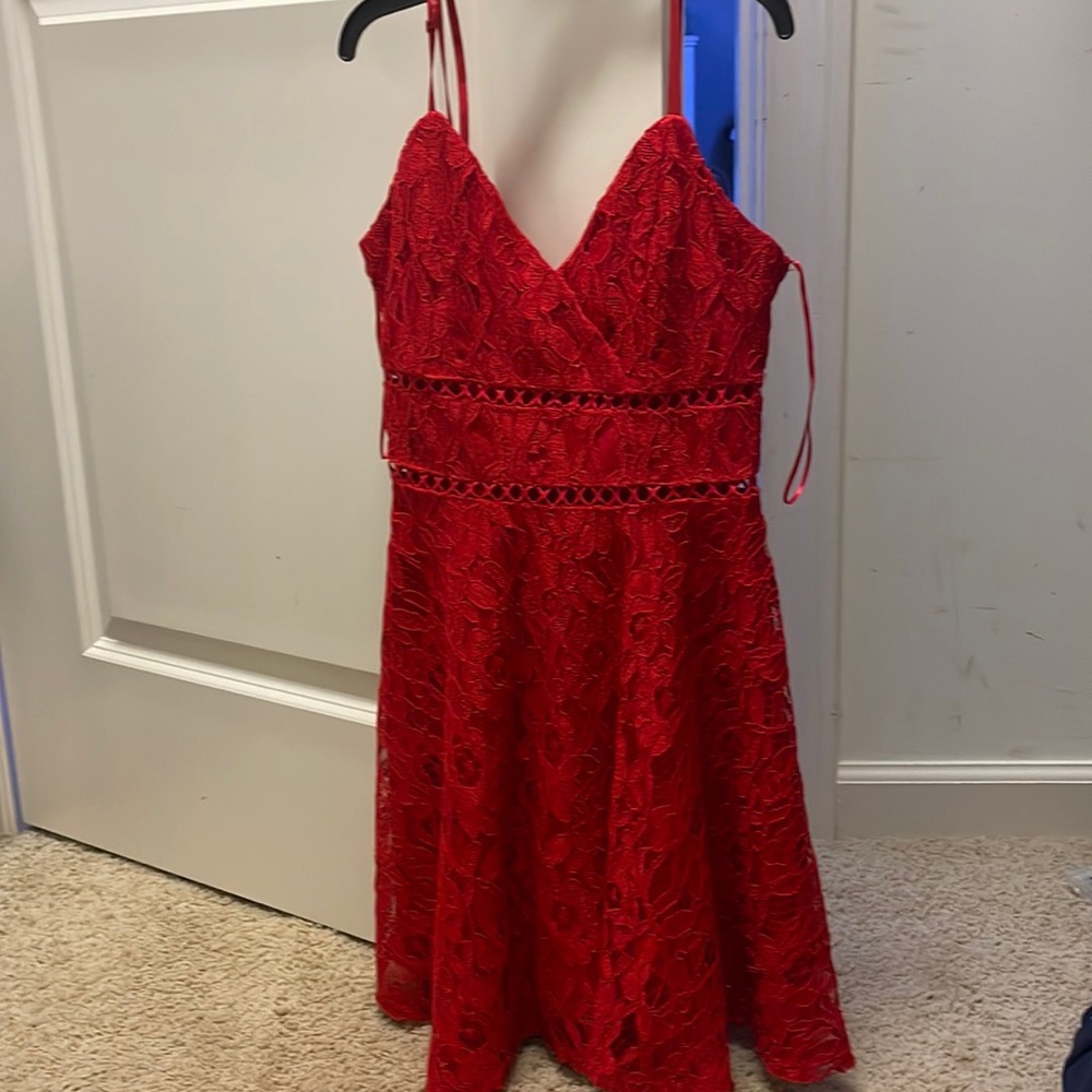 RED DRESS - PERFECT FOR VALENTINE’s DAY - worn once